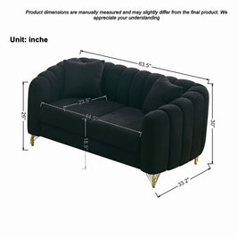 Oversized Sofa, Deep Tufted Couch