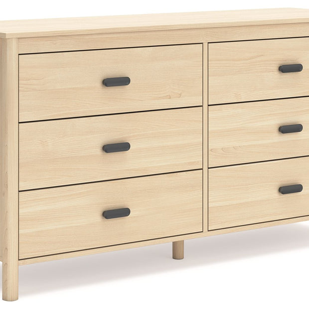 Cabinella - Six Drawer Dresser - Tan