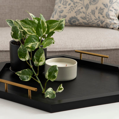 Halsey Hexagon Decorative Tray