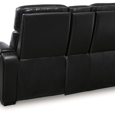 Boyington - Power Reclining Loveseat With Console/Adj Hdrst