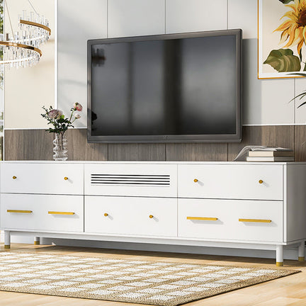 U-Can TV Stand for 75+ Inch TV Entertainment Center TV Media Console Table Modern TV Stand