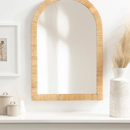 Rahfy Arch Framed Wall Mirror