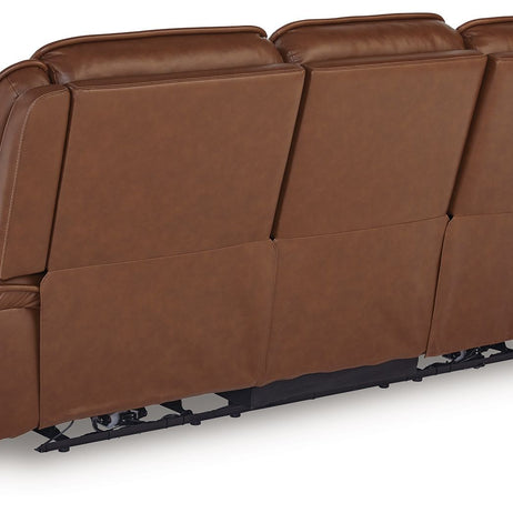 Healy Pier - Power Reclining Sofa / Adj Headrest - Chocolate