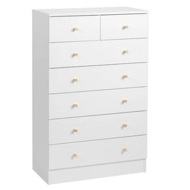 7 Drawer Dresser for Bedroom Tall Dresser Chest of Drawers Wood Bedroom Dresser