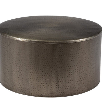 Drum Alevi  silver  Iron Coffee Table