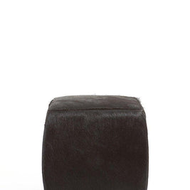 Modern Hide Square Pouf