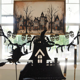 Spooky Street Framed Art