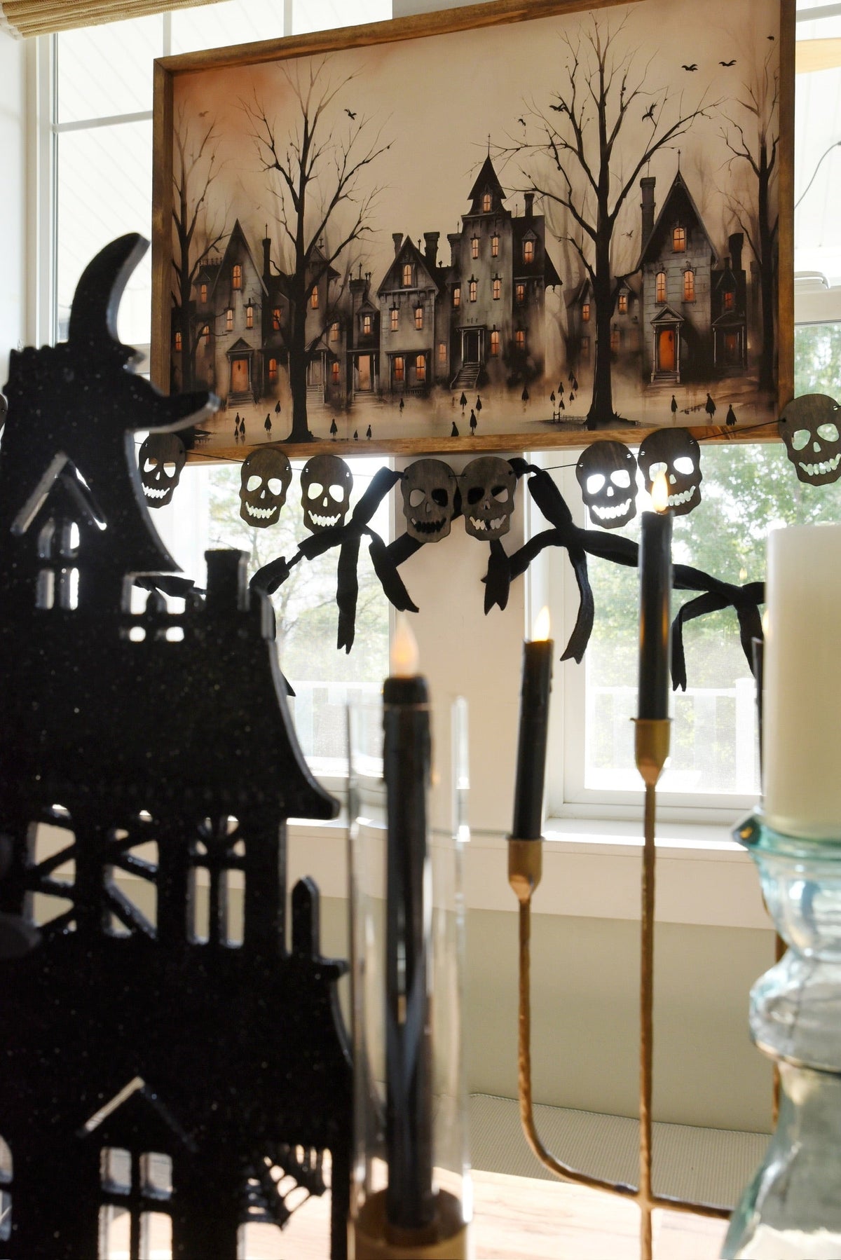 Spooky Street Framed Art