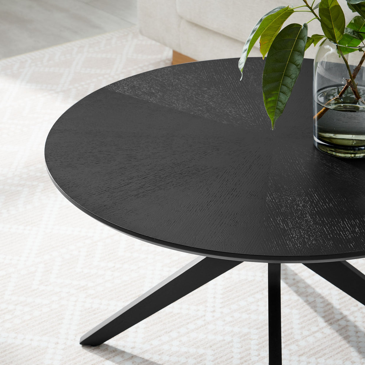 Crossroads Round Wood Coffee Table by Modway