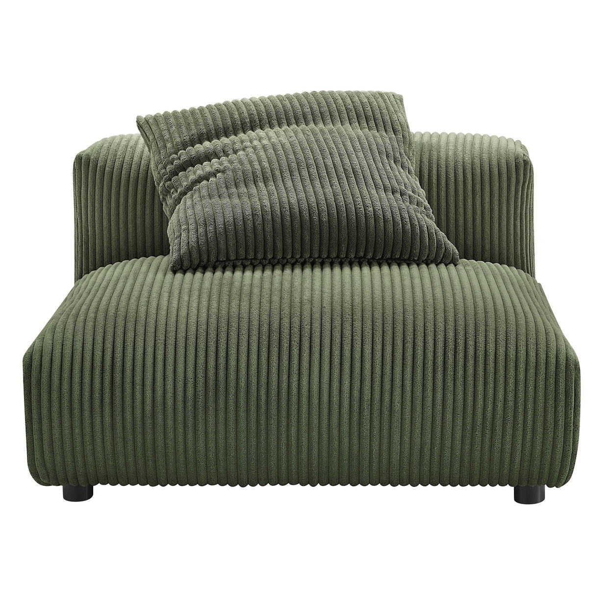 Solace 4-Piece Modular Corduroy Upholstered Sectional Sofa by Modway