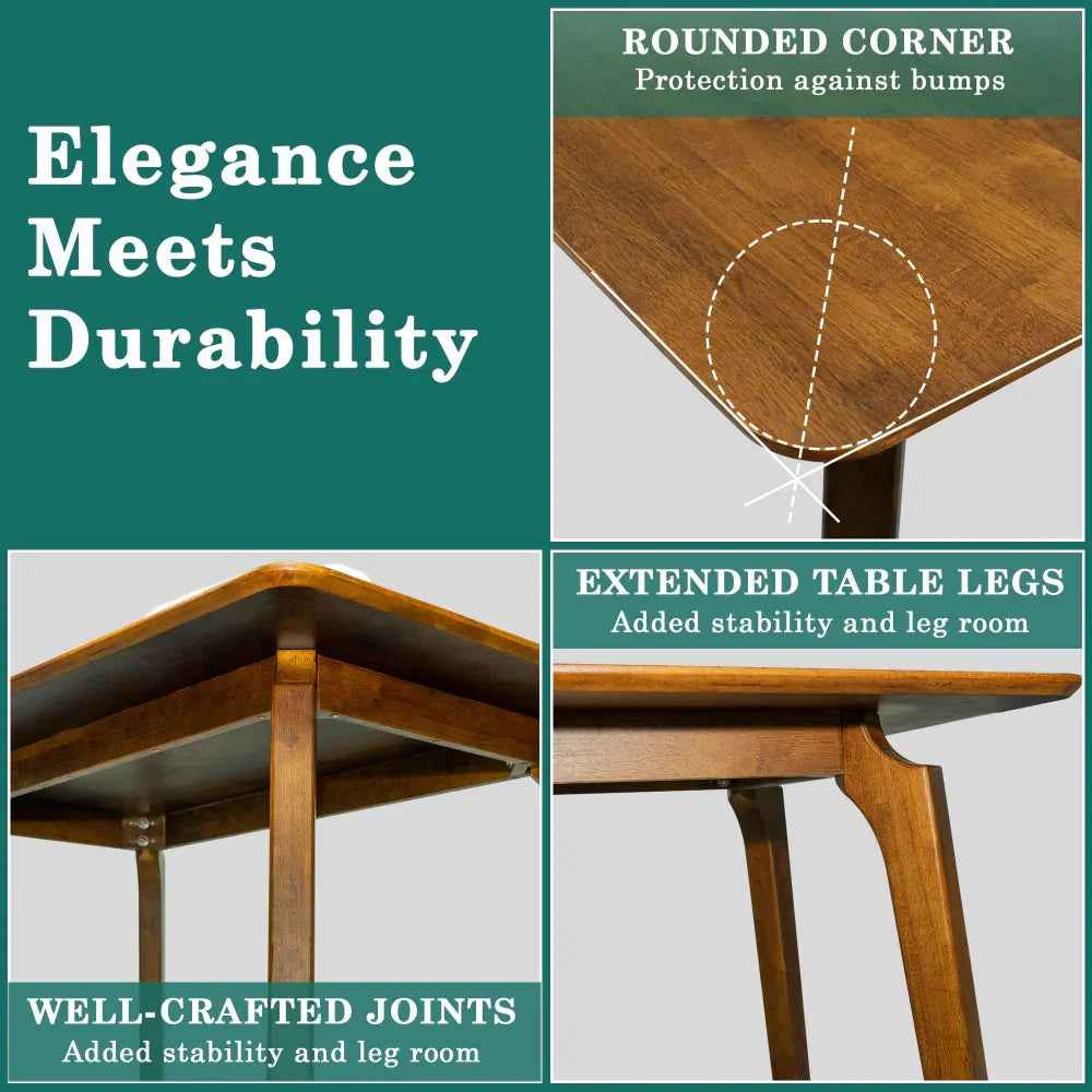 Verve 48 inches Solid Wood Dining Table
