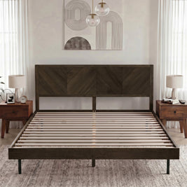 Alander Solid Wood Bed Frame