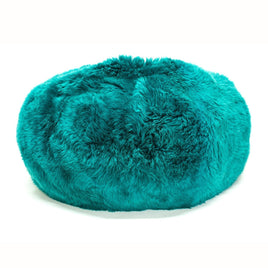 Sheepskin Long Hair Pouf