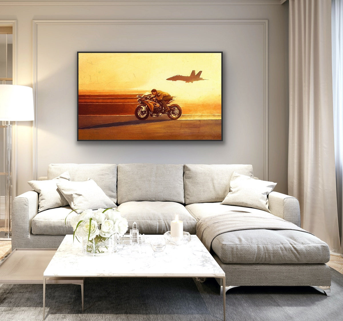 TOP GUN MAVERICK PAINTING - It's time to let go