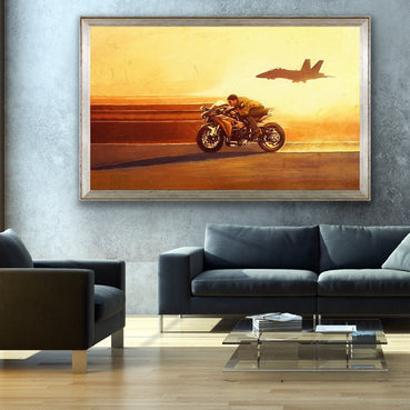 TOP GUN MAVERICK PAINTING - It's time to let go