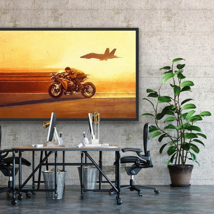 TOP GUN MAVERICK PAINTING - It's time to let go