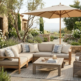 Umbra Pillow Cover in Sand, Indoor Outdoor Pillows