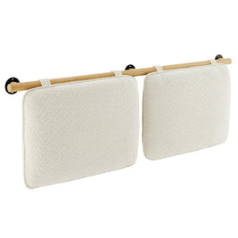 Anela Wall-Mounted Chenille Upholstered Queen Headboard by Modway
