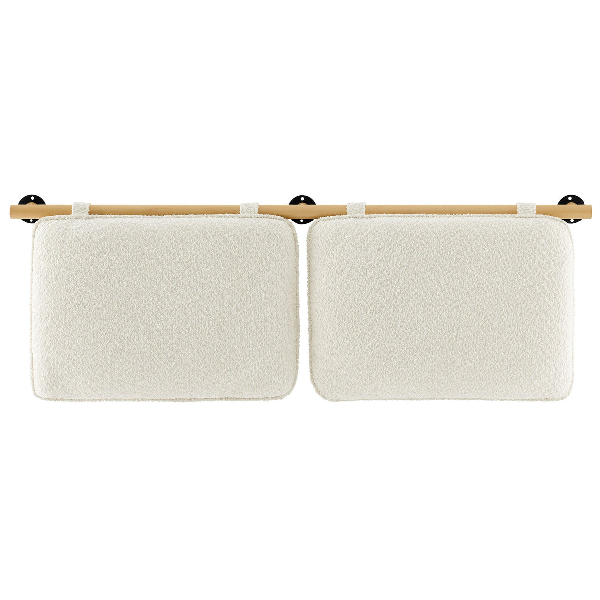 Anela Wall-Mounted Chenille Upholstered Queen Headboard by Modway