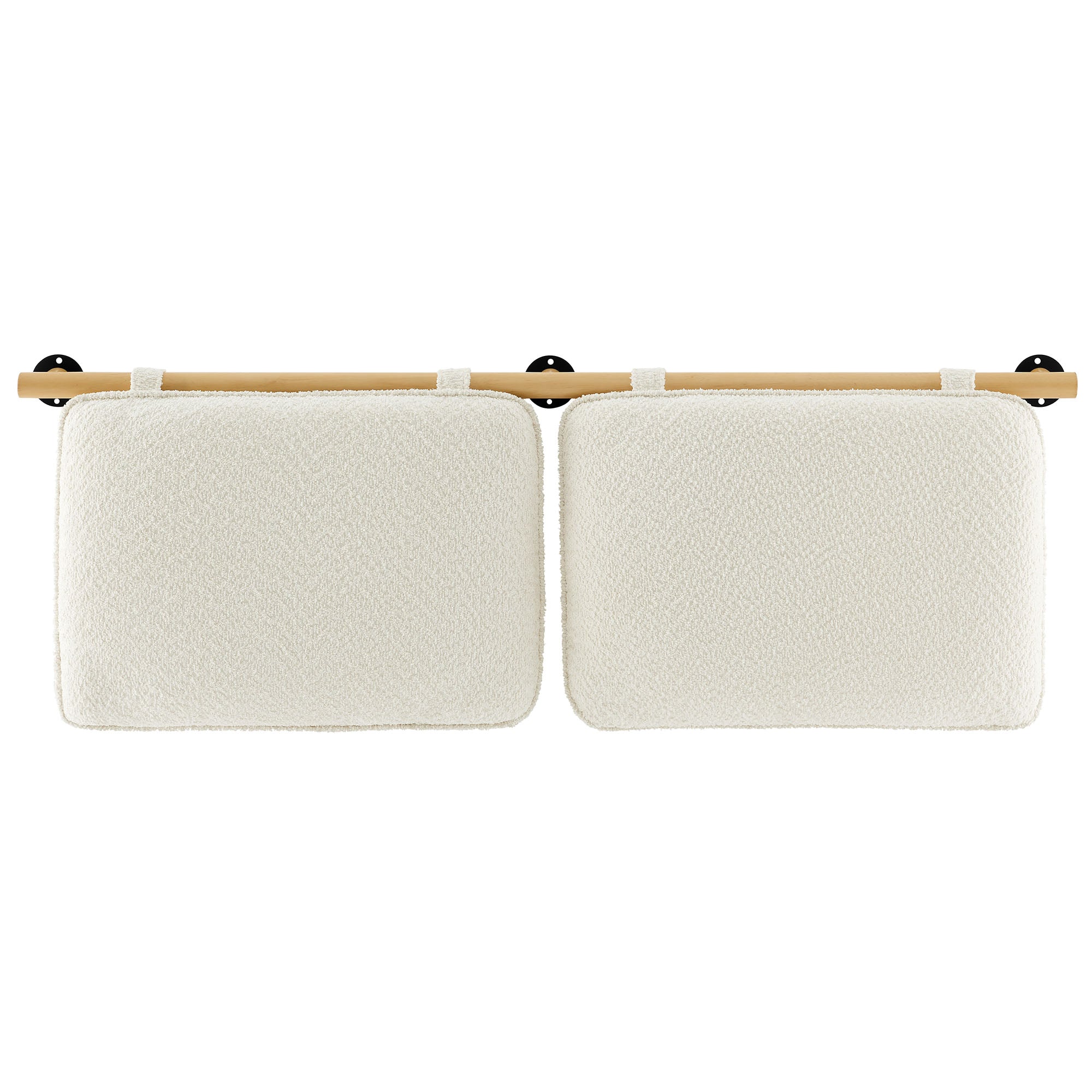 Anela Wall-Mounted Chenille Upholstered Queen Headboard by Modway