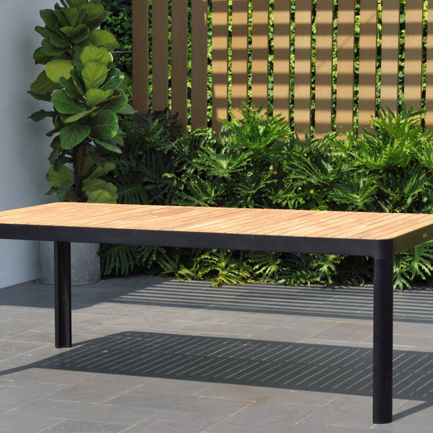 Portals Dark Rectangular Dining Table