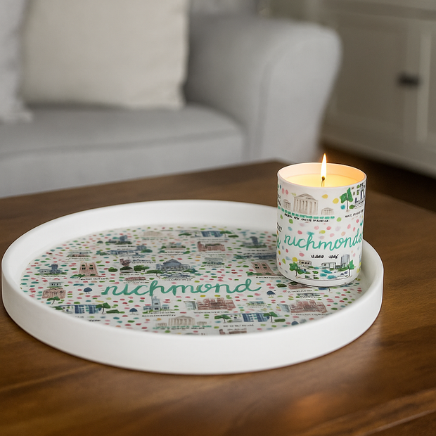 White Gallery Art Tray