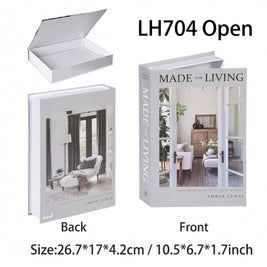 Luxury Fake Books Home Decoration Accessories for Living Room Fashion Fake Book Storage Box Simple Nordic Coffee Table Books