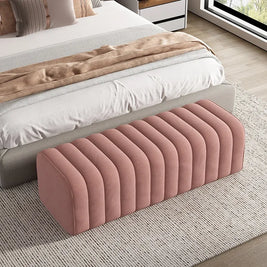 Bed end stool, bed bed, sofa, bedroom, simple long strip shoe changing stool, dressing room, design sense, sofa stool