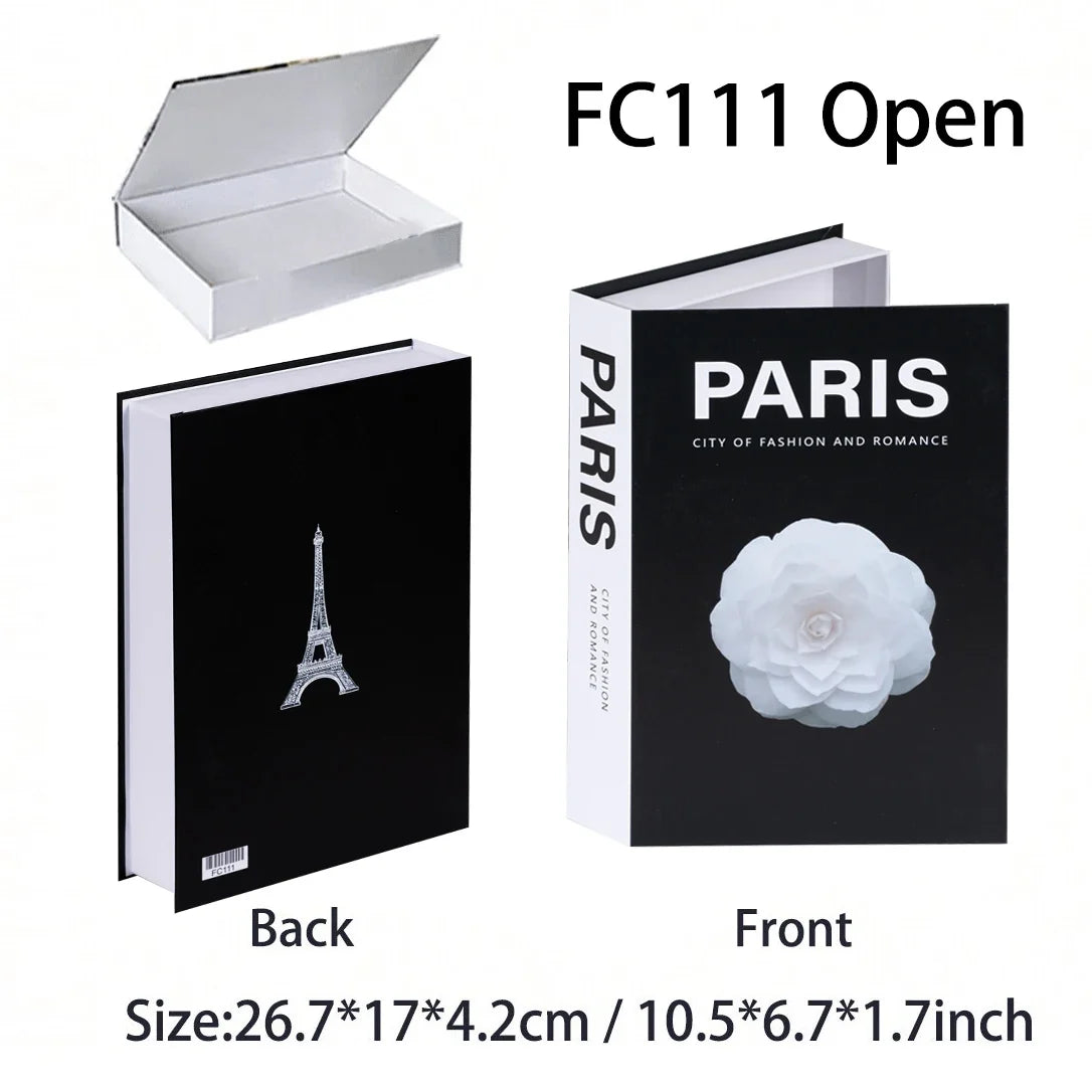 Luxury Fake Books Home Decoration Accessories for Living Room Fashion Fake Book Storage Box Simple Nordic Coffee Table Books