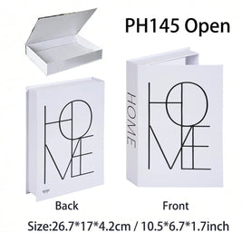 Luxury Fake Books Home Decoration Accessories for Living Room Fashion Fake Book Storage Box Simple Nordic Coffee Table Books