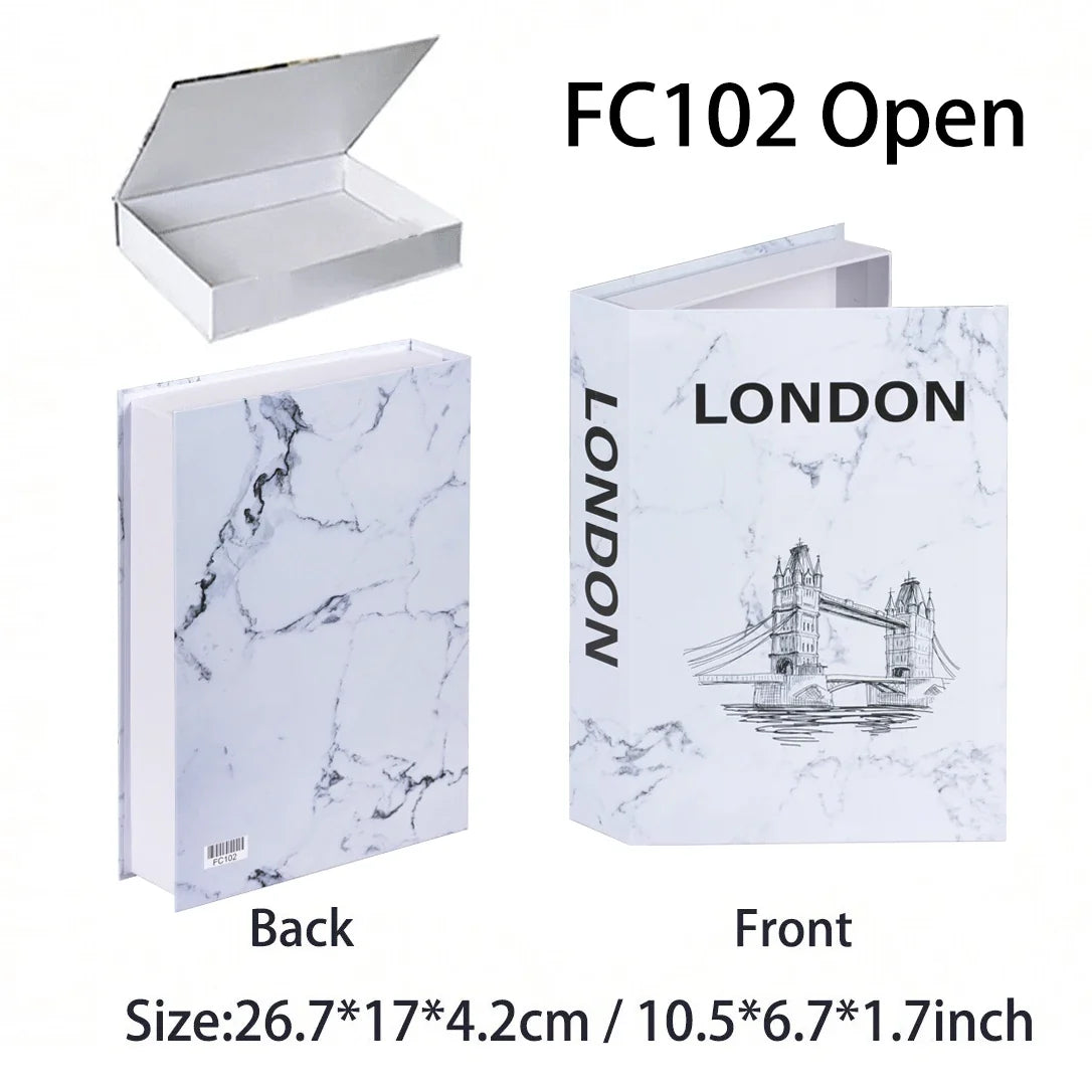 Luxury Fake Books Home Decoration Accessories for Living Room Fashion Fake Book Storage Box Simple Nordic Coffee Table Books