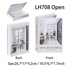 Luxury Fake Books Home Decoration Accessories for Living Room Fashion Fake Book Storage Box Simple Nordic Coffee Table Books