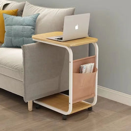Mobile Bedside Table Nightstand Rolling Storage Cabinet Drawer Small Side Table Sofa End Table Bedroom Living Room Nightstand
