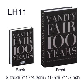 Luxury Fake Books Home Decoration Accessories for Living Room Fashion Fake Book Storage Box Simple Nordic Coffee Table Books
