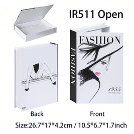 Luxury Fake Books Home Decoration Accessories for Living Room Fashion Fake Book Storage Box Simple Nordic Coffee Table Books