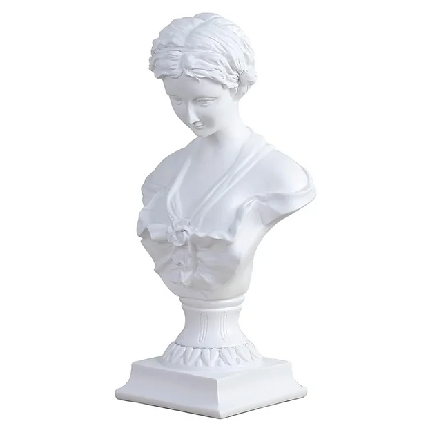 Goddess Bust Statue Classical De Milo Tabletop Decor Gift Greek Roman Mythology Art Replica Resin Venus Sculpture Home Office
