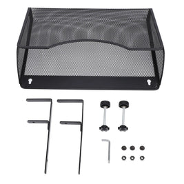 Desk Side Storage Organizer Hanging Desk Organizer Adjustable Carbon Steel and PP Desk Side Storage Organizer for Office