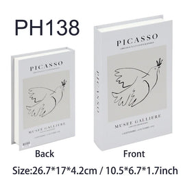 Luxury Fake Books Home Decoration Accessories for Living Room Fashion Fake Book Storage Box Simple Nordic Coffee Table Books