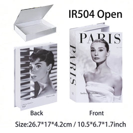 Luxury Fake Books Home Decoration Accessories for Living Room Fashion Fake Book Storage Box Simple Nordic Coffee Table Books