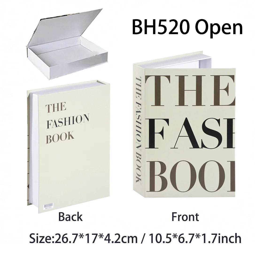 Luxury Fake Books Home Decoration Accessories for Living Room Fashion Fake Book Storage Box Simple Nordic Coffee Table Books