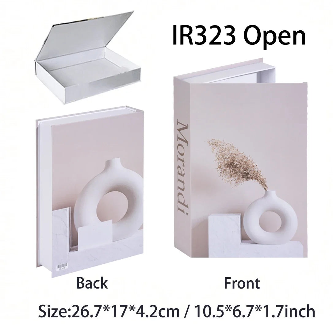 Luxury Fake Books Home Decoration Accessories for Living Room Fashion Fake Book Storage Box Simple Nordic Coffee Table Books