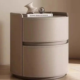 IUYTR Nordic Nightstands Modern Bedside Dresser Wood Cabinet