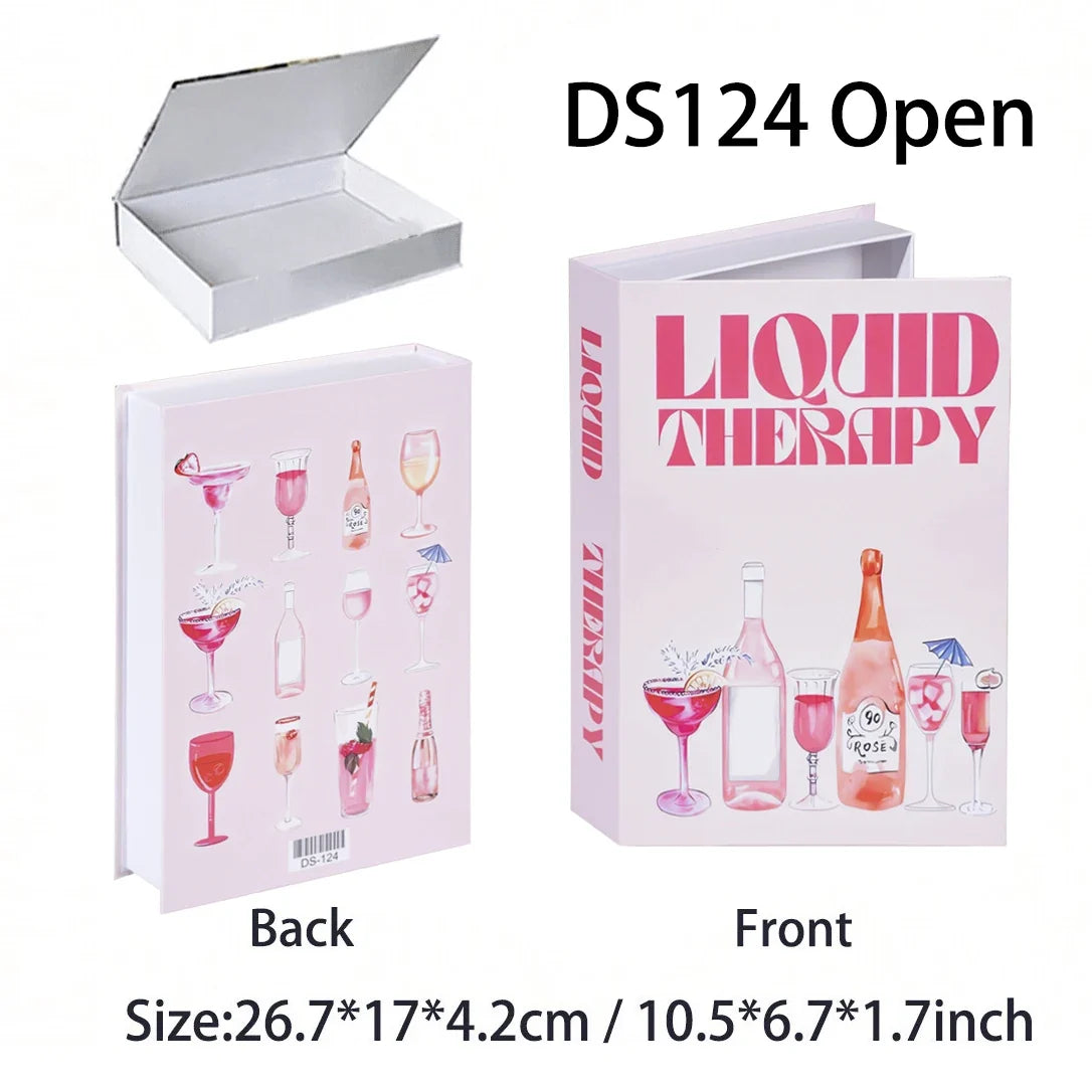 Luxury Fake Books Home Decoration Accessories for Living Room Fashion Fake Book Storage Box Simple Nordic Coffee Table Books