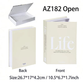 Luxury Fake Books Home Decoration Accessories for Living Room Fashion Fake Book Storage Box Simple Nordic Coffee Table Books