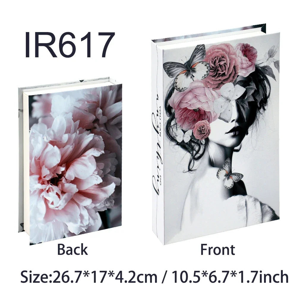 Luxury Fake Books Home Decoration Accessories for Living Room Fashion Fake Book Storage Box Simple Nordic Coffee Table Books