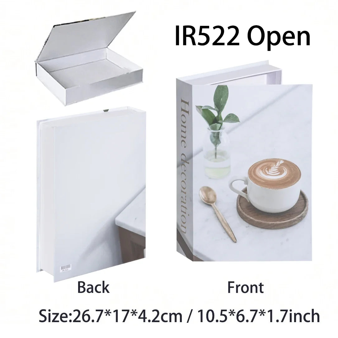 Luxury Fake Books Home Decoration Accessories for Living Room Fashion Fake Book Storage Box Simple Nordic Coffee Table Books