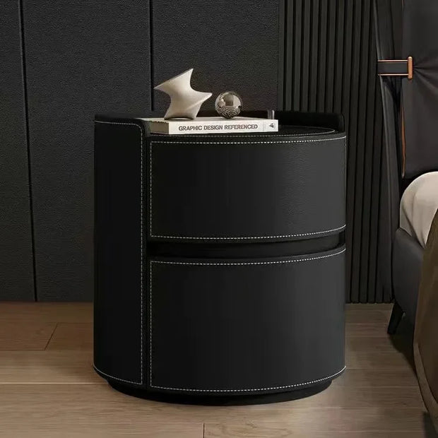 IUYTR Nordic Nightstands Modern Bedside Dresser Wood Cabinet