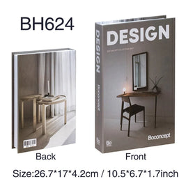 Luxury Fake Books Home Decoration Accessories for Living Room Fashion Fake Book Storage Box Simple Nordic Coffee Table Books