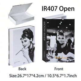 Luxury Fake Books Home Decoration Accessories for Living Room Fashion Fake Book Storage Box Simple Nordic Coffee Table Books