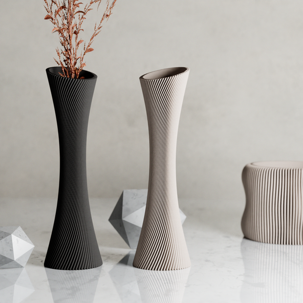 SPIRAL ROSE Vase